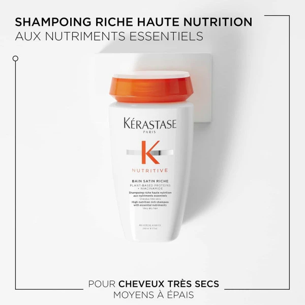 Bain Satin Riche Nutritive Kérastase 250ML 2 Bain Satin Riche Nutritive Kérastase 250ML – Image 2