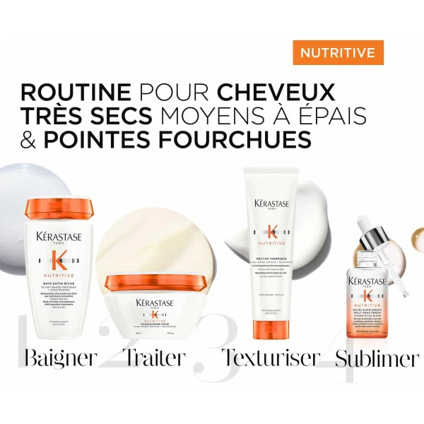 Bain Satin Riche Nutritive Kérastase 250ML 8 Bain Satin Riche Nutritive Kérastase 250ML – Image 8