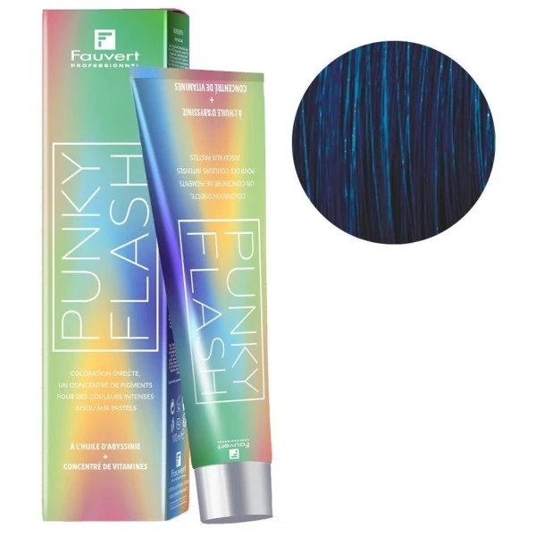 Coloration Directe Punky Flash Bleu Fauvert 100ML 1 Coloration Directe Punky Flash Bleu Fauvert 100ML