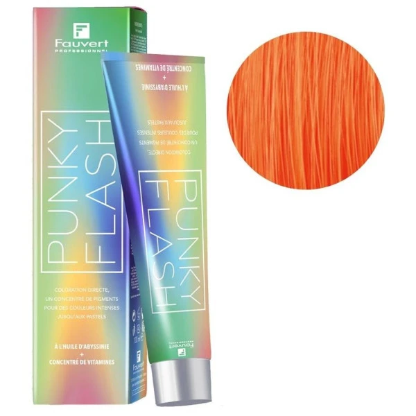 Coloration Directe Punky Flash Orange Fauvert 100ML 1 Coloration Directe Punky Flash Orange Fauvert 100ML
