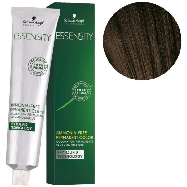 Coloration Essensity 4-0 Châtain Naturel Schwarzkopf 60ML 1 Coloration Essensity 4-0 Châtain Naturel Schwarzkopf 60ML
