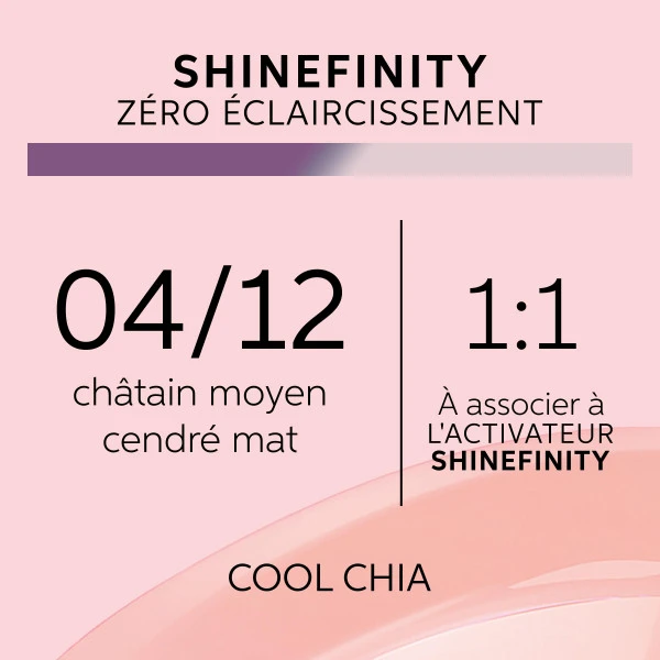 Coloration Gloss Shinefinity 04/12 Cool Chia Wella 60ML 2 Coloration Gloss Shinefinity 04/12 Cool Chia Wella 60ML – Image 2