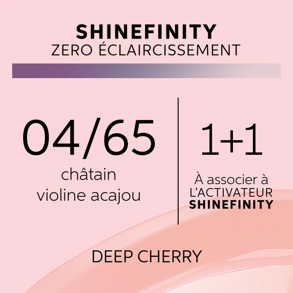 Coloration Gloss Shinefinity 04/65 Deep Cherry Wella 60ML 2 Coloration Gloss Shinefinity 04/65 Deep Cherry Wella 60ML – Image 2