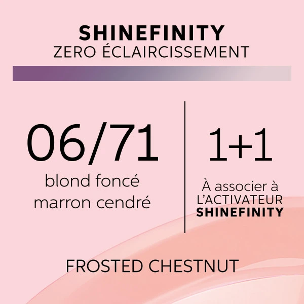 Coloration Gloss Shinefinity 06/71 Frosted Chestnut Wella 60ML 2 Coloration Gloss Shinefinity 06/71 Frosted Chestnut Wella 60ML – Image 2