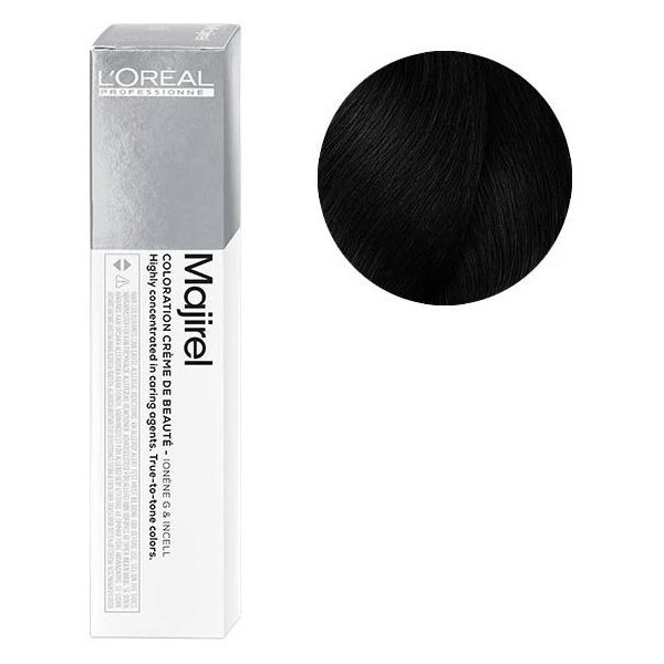 Coloration Majirel N°1 Noir 50ML 1 Coloration Majirel N°1 Noir 50ML