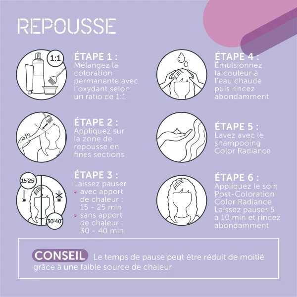 Coloration Permanente /65 Violine Acajou Mix Kadus 60ML 6 Coloration Permanente /65 Violine Acajou Mix Kadus 60ML – Image 6