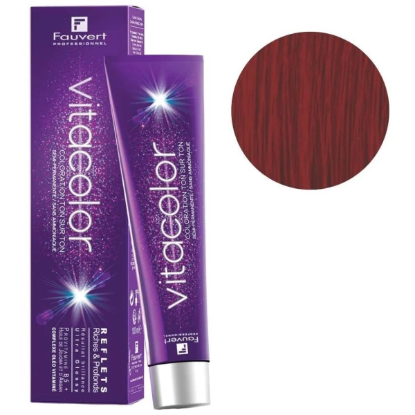 Coloration Sans Ammoniaque Vitacolor N°6/66 Blond Foncé Rouge Profond Fauvert 100ML 1 Coloration Sans Ammoniaque Vitacolor N°6/66 Blond Foncé Rouge Profond Fauvert 100ML