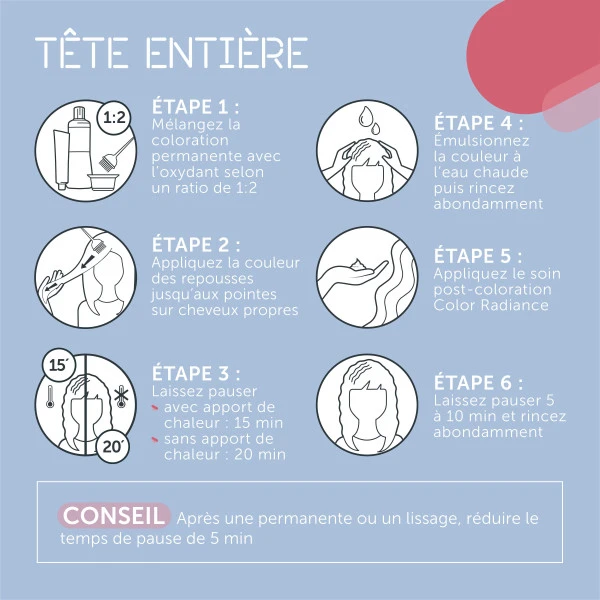 Coloration Semi-permanente Extra Coverage 7/07 Blond Naturel Marron Kadus 60ML 4 Coloration Semi-permanente Extra Coverage 7/07 Blond Naturel Marron Kadus 60ML – Image 4