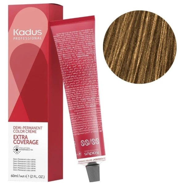 Coloration Semi-permanente Extra Coverage 7/07 Blond Naturel Marron Kadus 60ML 1 Coloration Semi-permanente Extra Coverage 7/07 Blond Naturel Marron Kadus 60ML