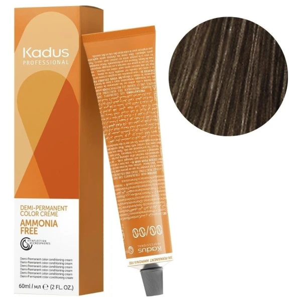 Coloration Semi-permanente Sans Ammoniaque 4/0 Châtain Naturel Kadus 60ML 1 Coloration Semi-permanente Sans Ammoniaque 4/0 Châtain Naturel Kadus 60ML