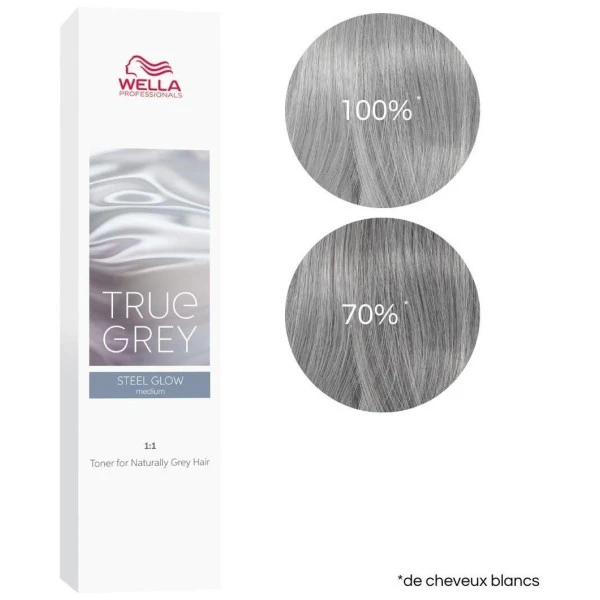 Coloration True Grey Steel Glow Medium Wella 60ML 1 Coloration True Grey Steel Glow Medium Wella 60ML