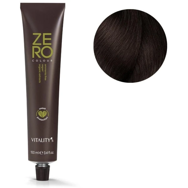 Coloration Zero N°4/9 Chatain Marron Vitality's 100ML 1 Coloration Zero N°4/9 Chatain Marron Vitality's 100ML