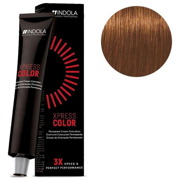 Coloration XpressColor 7.44 Blond Moyen Intense Cuivré 60ML INDOLA 1 Coloration XpressColor 7.44 Blond Moyen Intense Cuivré 60ML INDOLA
