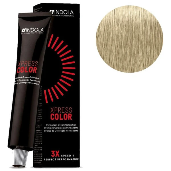 Coloration XpressColor 9.0 Blond Très Clair Naturel 60ML INDOLA 1 Coloration XpressColor 9.0 Blond Très Clair Naturel 60ML INDOLA