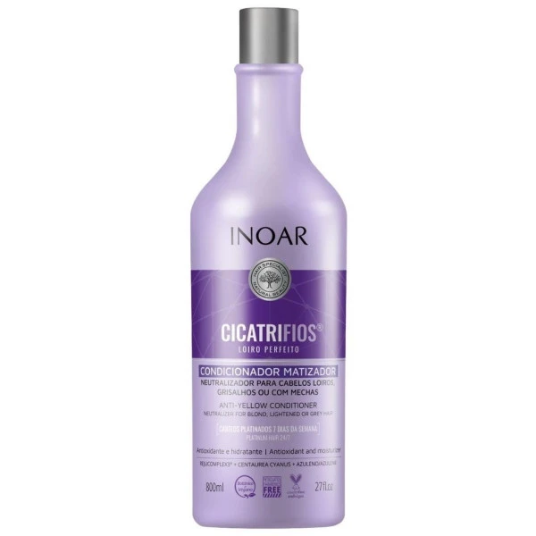 Conditionneur Blonde CicatriFios Inoar 800ML 1 Conditionneur Blonde CicatriFios Inoar 800ML