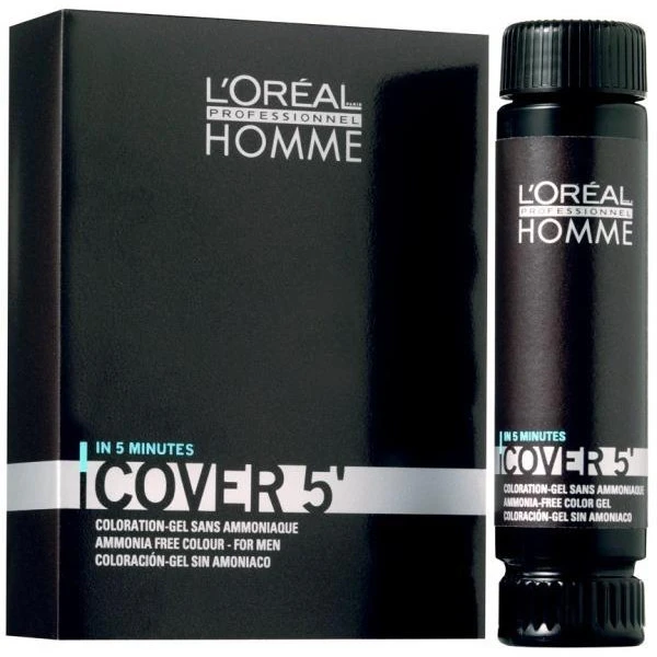 Cover 5 L'oréal Homme 5.3 Chatain Foncé 50 Ml 1 Cover 5 L'oréal Homme 5.3 Chatain Foncé 50 Ml