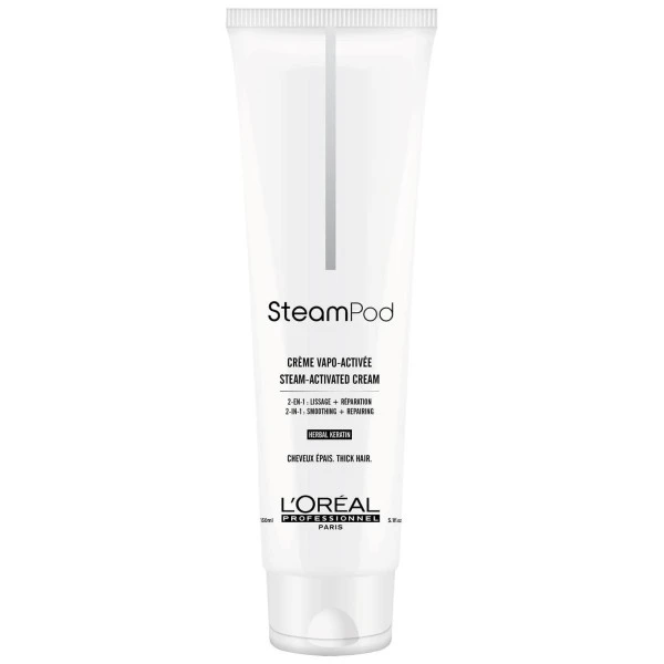 Crème De Lissage Cheveux épais Pro Active Steampod L'Oréal Professionnel 150ML 1 Crème De Lissage Cheveux épais Pro Active Steampod L'Oréal Professionnel 150ML