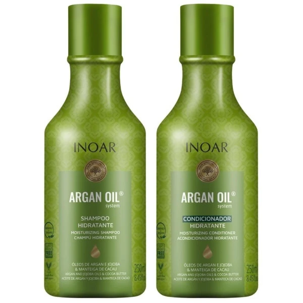 Duo Argan Oil Inoar 2x250ML 1 Duo Argan Oil Inoar 2x250ML