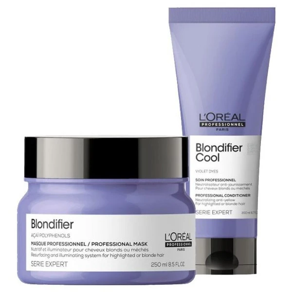 Duo Masque & Soin Blondifier L'Oréal Professionnel 1 Duo Masque & Soin Blondifier L'Oréal Professionnel
