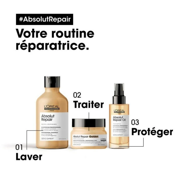 Huile 10-en-1 Absolut Repair L'Oréal Professionnel 90ML 6 Huile 10-en-1 Absolut Repair L'Oréal Professionnel 90ML – Image 6