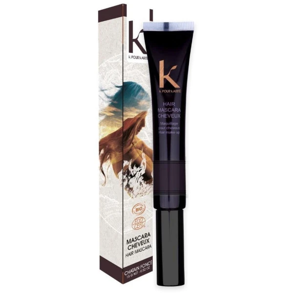 Mascara Cheveux Ton Sur Ton 3 Châtain Foncé K POUR KARITE 15g 1 Mascara Cheveux Ton Sur Ton 3 Châtain Foncé K POUR KARITE 15g