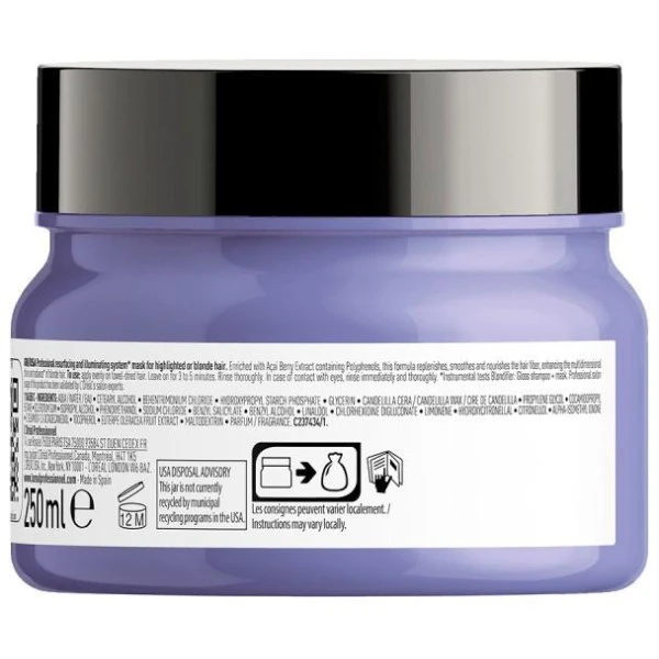 Masque Blondifier L'Oréal Professionnel 250ML 9 Masque Blondifier L'Oréal Professionnel 250ML – Image 9