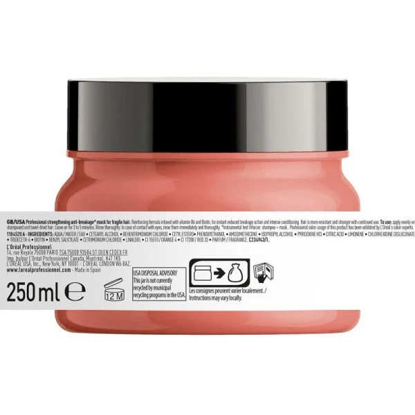 Masque Inforcer L'Oréal Professionnel 250ML 8 Masque Inforcer L'Oréal Professionnel 250ML – Image 8