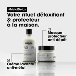 Masque Metal Detox L'Oréal Professionnel 250ML 13 Masque Metal Detox L'Oréal Professionnel 250ML -Hair Pro Promos Magasin masque metal detox l oreal professionnel 250ml 3