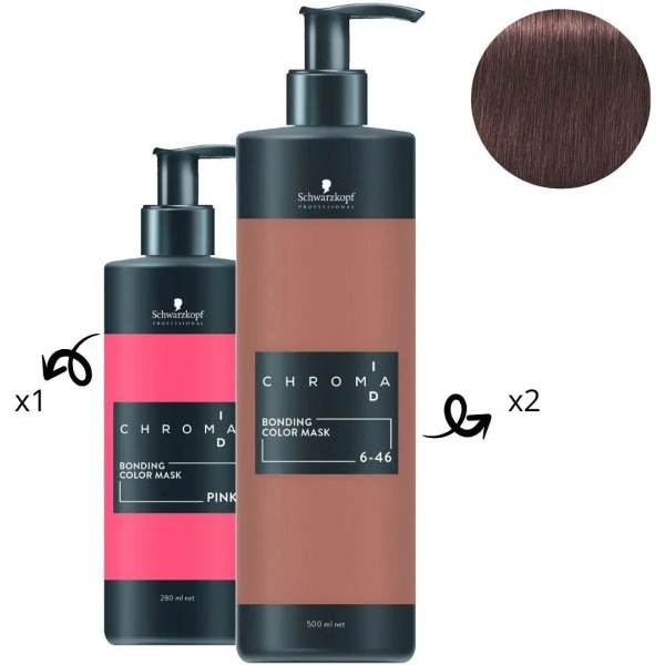 Masque Nourrissant Pigmenté 6-46 Chroma ID SCHWARZKOPF 500ML 2 Masque Nourrissant Pigmenté 6-46 Chroma ID SCHWARZKOPF 500ML – Image 2