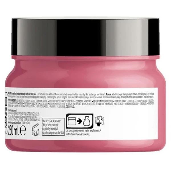 Masque Pro Longer L'Oréal Professionnel 250ML 9 Masque Pro Longer L'Oréal Professionnel 250ML – Image 9