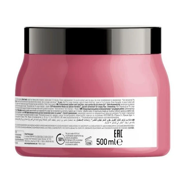 Masque Pro Longer L'Oréal Professionnel 500ML 6 Masque Pro Longer L'Oréal Professionnel 500ML – Image 6