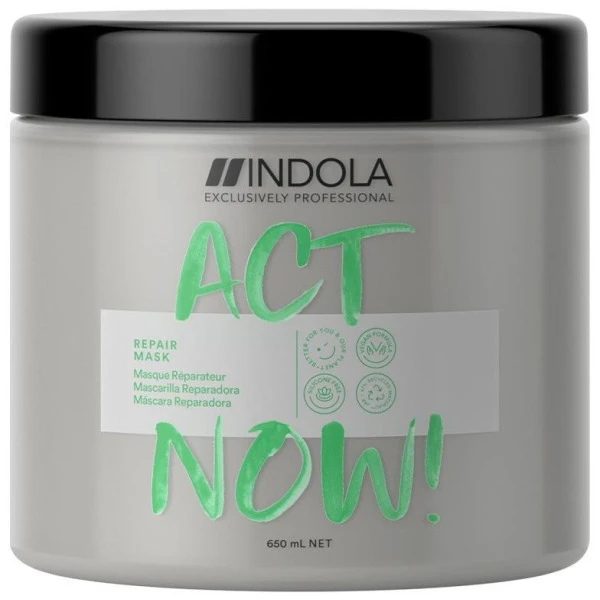 Masque Réparateur ACT NOW 650ML INDOLA 1 Masque Réparateur ACT NOW 650ML INDOLA