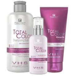 Pack Cheveux Colorés Avec Lait Sans Rinçage Eclat Total Color Fauvert Professionnel
