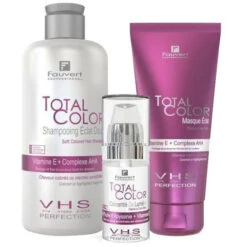 Pack Cheveux Colorés Sensibilisés Avec Soin Brillance Eclat Total Color Fauvert Professionnel