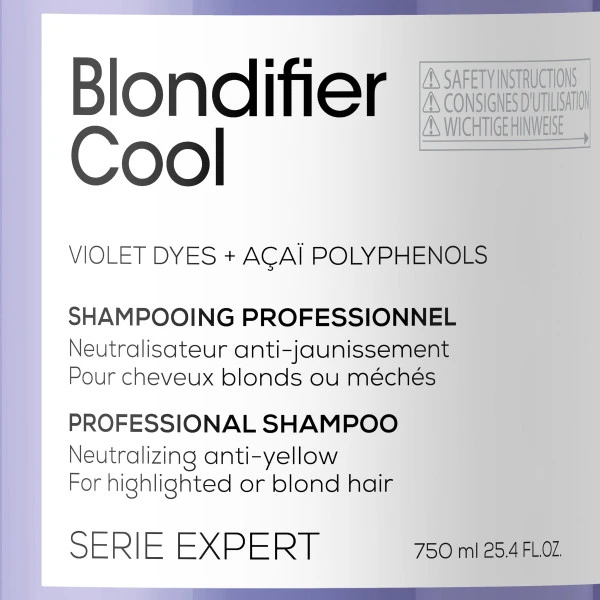 Shampooing Blondifier Cool L'Oréal Professionnel 750ML 6 Shampooing Blondifier Cool L'Oréal Professionnel 750ML – Image 6