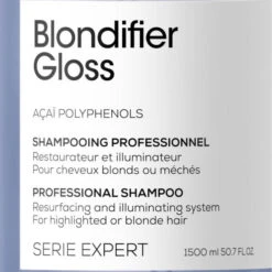 Shampooing Blondifier Gloss L'Oréal Professionnel 1,5L 15 Shampooing Blondifier Gloss L'Oréal Professionnel 1,5L -Hair Pro Promos Magasin shampooing blondifier gloss l oreal professionnel 15l 6