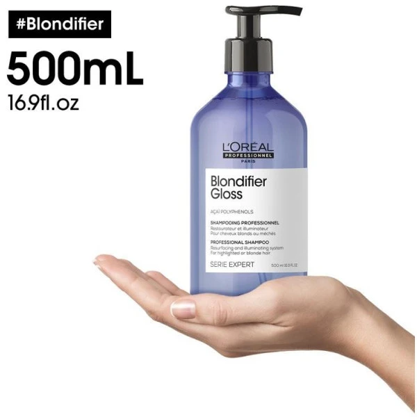 Shampooing Blondifier Gloss L'Oréal Professionnel 500ML 8 Shampooing Blondifier Gloss L'Oréal Professionnel 500ML – Image 8