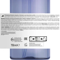 Shampooing Blondifier Gloss L'Oréal Professionnel 750ML -Hair Pro Promos Magasin shampooing blondifier gloss l oreal professionnel 750ml 9