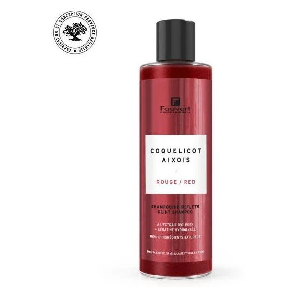 Shampooing Pigmenté Reflet Rouge Coquelicot Aixois Fauvert Professionnel 250ML 1 Shampooing Pigmenté Reflet Rouge Coquelicot Aixois Fauvert Professionnel 250ML