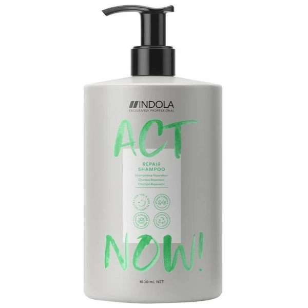 Shampooing Réparateur ACT NOW 1L INDOLA 1 Shampooing Réparateur ACT NOW 1L INDOLA