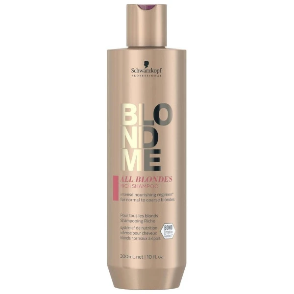 Shampooing Riche BlondMe Schwarzkopf 300ML 1 Shampooing Riche BlondMe Schwarzkopf 300ML