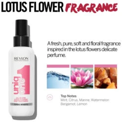 Spray 10-en-1 Lotus UniqOne Revlon 150ML -Hair Pro Promos Magasin spray 10 en 1 lotus uniqone revlon 150ml 2