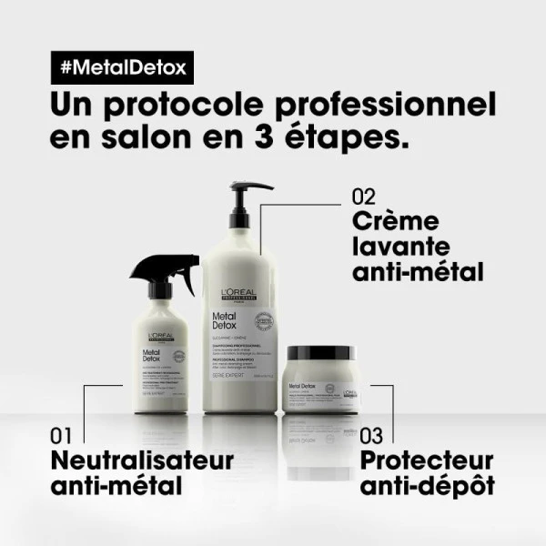 Spray Pré-traitement Metal Detox L'Oréal Professionnel 500ML 6 Spray Pré-traitement Metal Detox L'Oréal Professionnel 500ML – Image 6