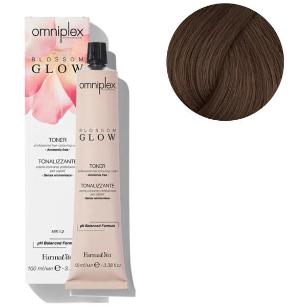 Toner DT Blossom Glow N°7.8 Châtain 100ml 1 Toner DT Blossom Glow N°7.8 Châtain 100ml
