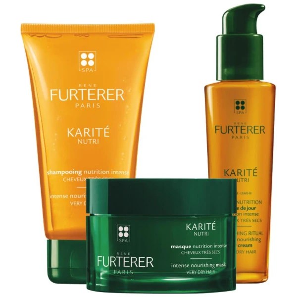 Trio Nutrition Shampooing + Masque + Crème De Jour Karité Nutri René Furterer 1 Trio Nutrition Shampooing + Masque + Crème De Jour Karité Nutri René Furterer