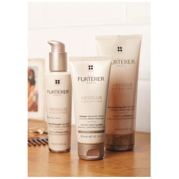 Trio Réparateur Shampooing + Masque + Crème Absolue Keratine René Furterer 2 Trio Réparateur Shampooing + Masque + Crème Absolue Keratine René Furterer – Image 2